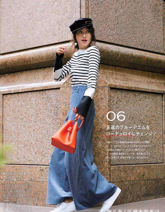 小白|这才是今夏流行的打扮“阔腿裤+小白鞋”, 40多岁女人穿很减龄
