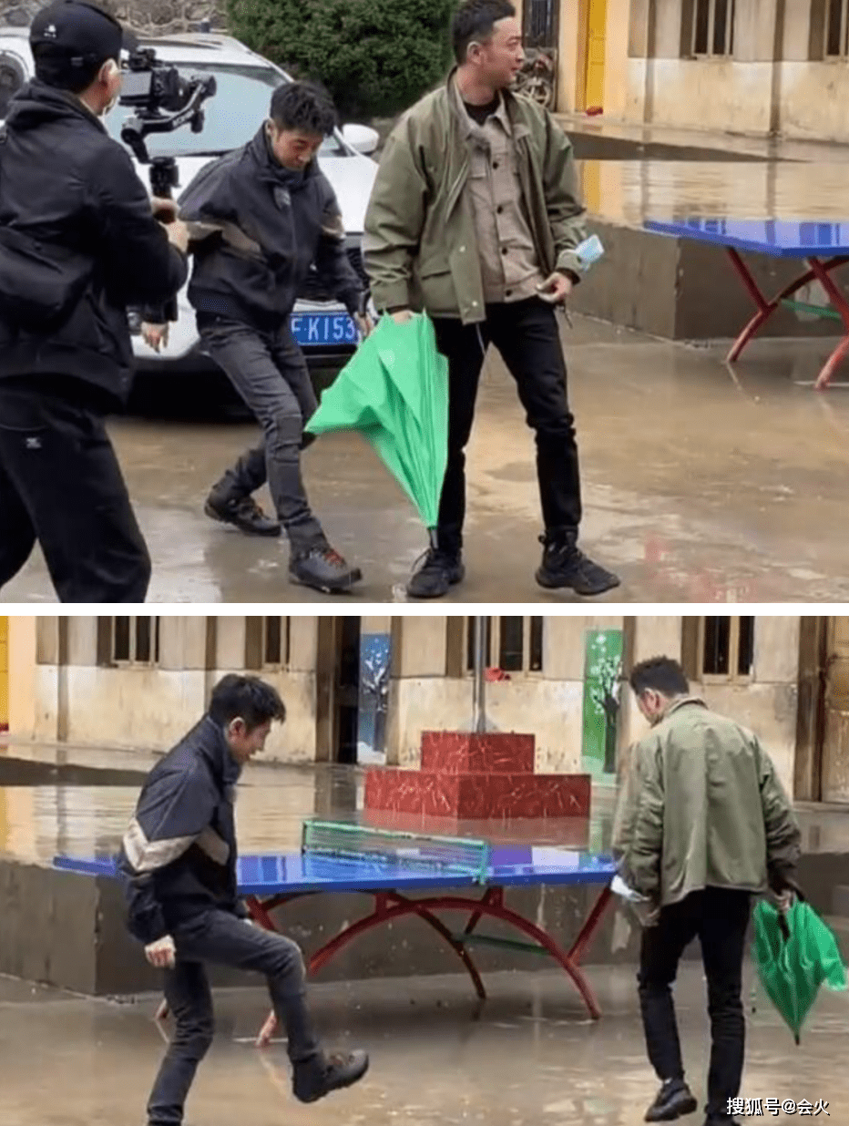 名字|撒贝宁尼格买提大秀兄弟情!脸上沾满绿漆,两人寸步不离像连体婴