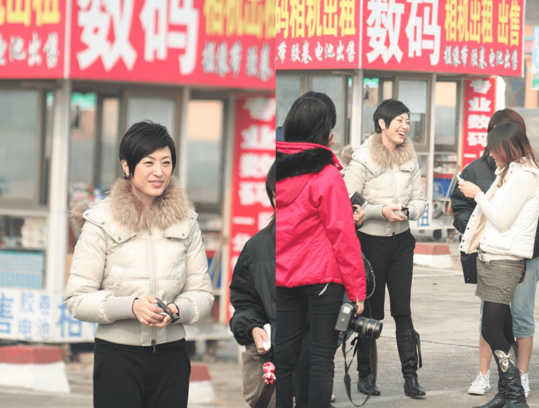 材质|陈法蓉过冬气质不受影响，穿羽绒服配短裤，造型看着暖和又时髦