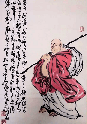 北京宣和书画艺术研究院院委会主任,当代实力派书画家葛棣创作禅意画