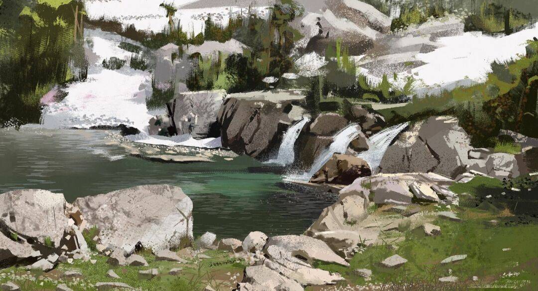 训练方法|【场景原画】 场景速涂|理解画面