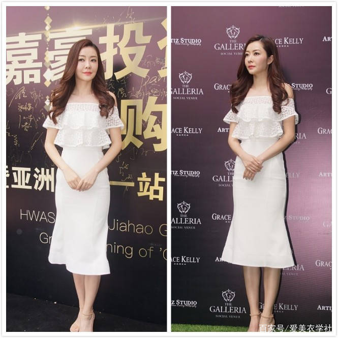 好身材|熊黛林为《叶问三》宣传，紧身白裙近乎“透视”，好身材尽收眼底