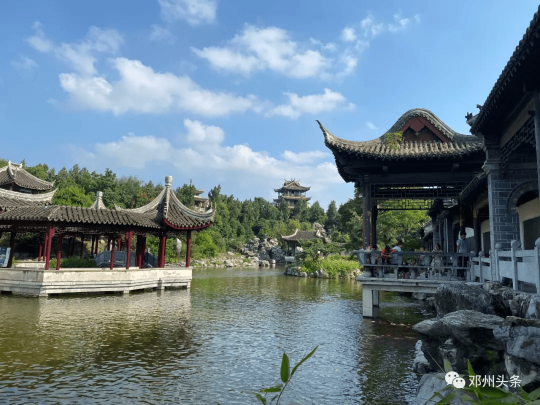 邓州花洲览秀图片