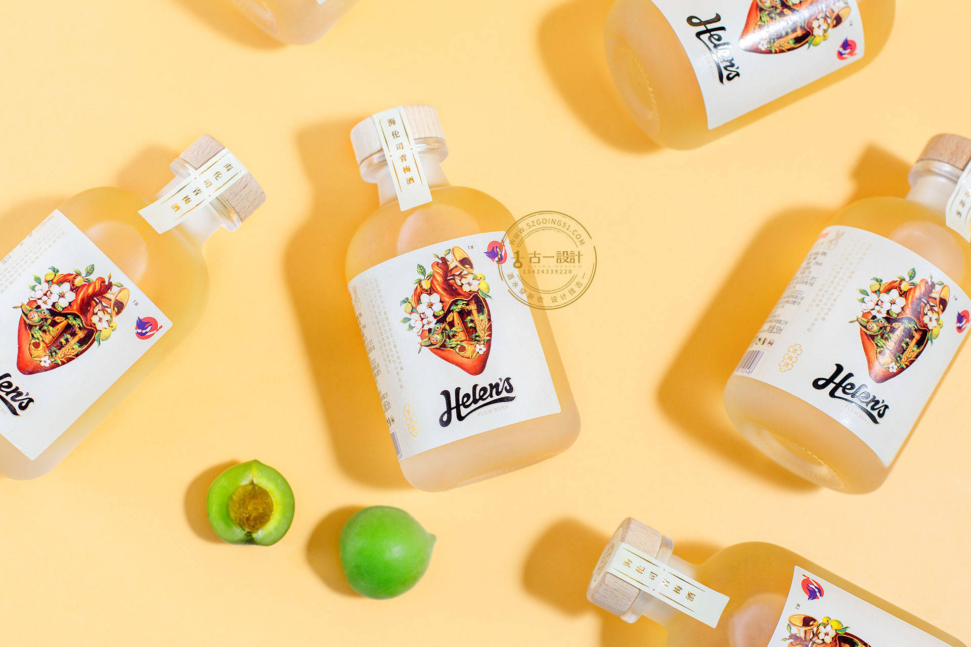 颜值好看的果酒包装设计是怎么样的?_产品