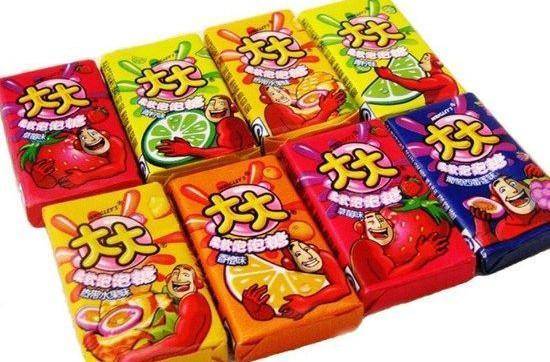 泡泡糖|童年记忆中的7款零食,你吃过几种?全吃过的孩子至少读小学了