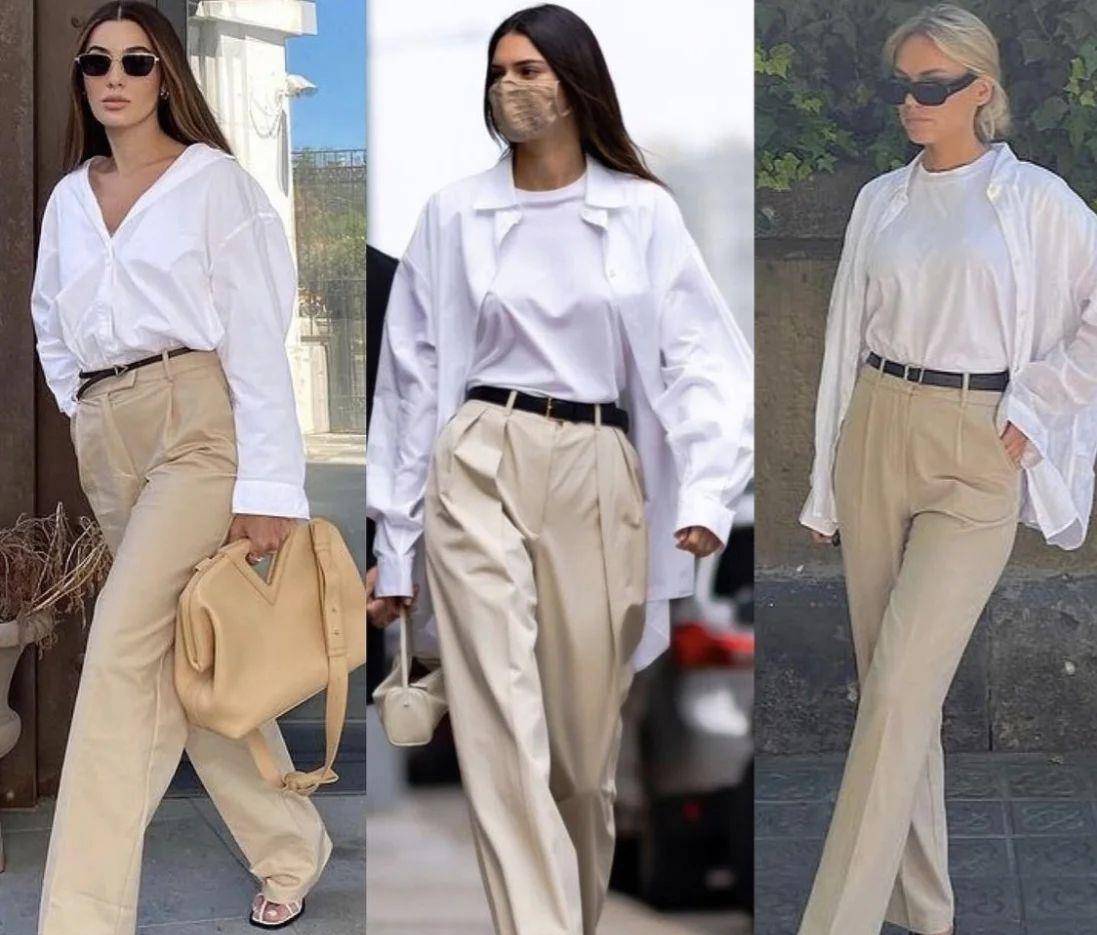 下装|穿衬衫是“老气”还是“洋气”,关键看选款和下装,时髦又高级