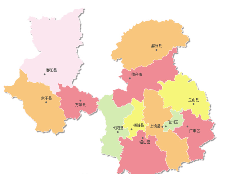 江西省的區劃調整11個地級市之一上饒市為何有12個區縣