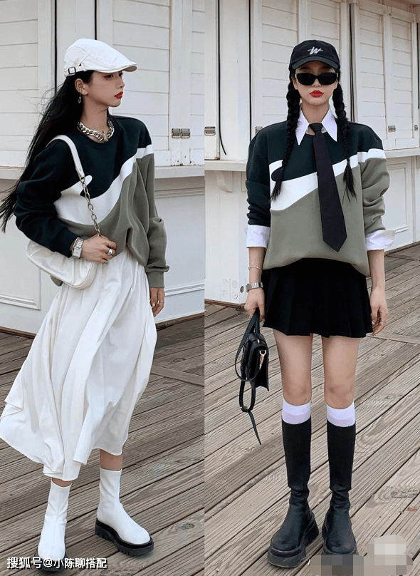 姐妹|鸿星尔克初秋穿搭合集来了，穿运动装怕土？教你穿出时尚感