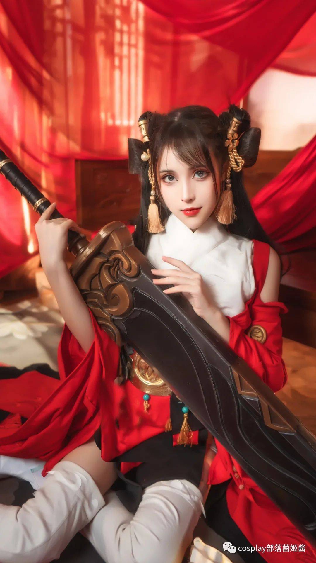 cos：一梦江湖沧姐cos正片@奶狮，又萝又御