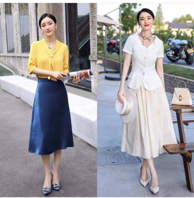 颜色|有品味的女人喜欢穿“半身长裙”,遮肉又显瘦