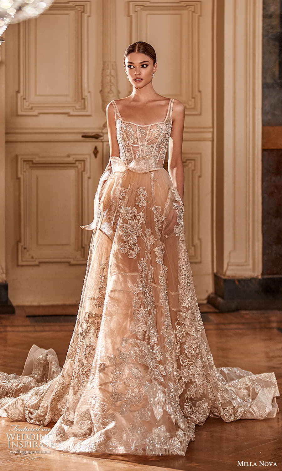 millanova2022royal婚纱系列奢华魅力舞会礼服