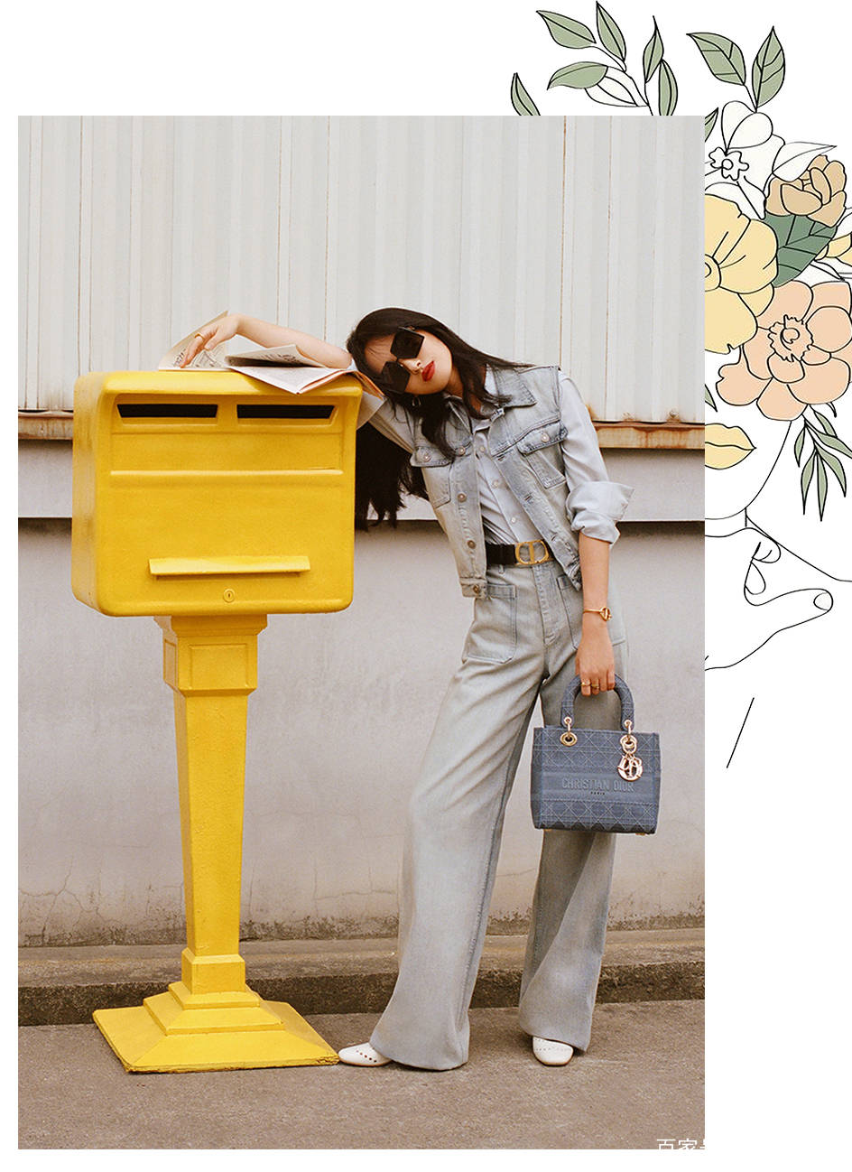 带着|穿铅笔裙的高圆圆一点儿没变，戚薇的娃娃裙是lucky的吧？