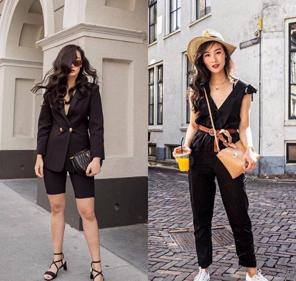 条纹|跟着梨形身材博主学穿搭，158身高穿出170既视感，三招帮你搞定