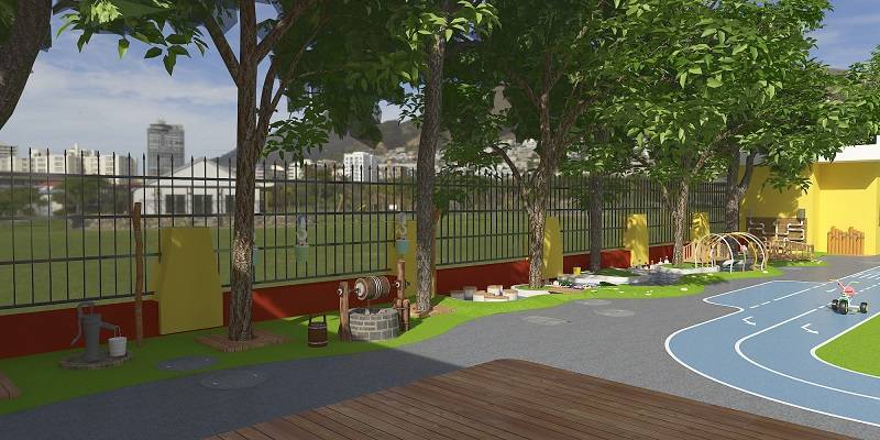 变化|幼儿园地面不知道怎么规划，这些效果图可以给你灵感