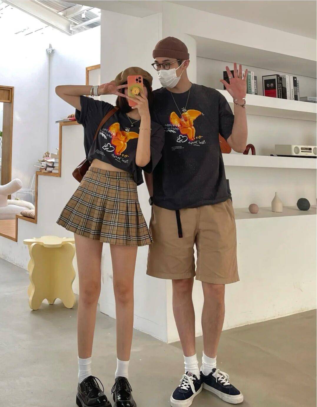 女生|情侣520约会高甜穿搭，酷girl也能变淑女，清新时尚满满的少年感