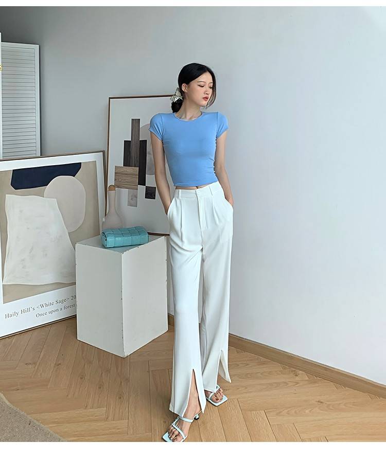 西裤|西裤的魅力不仅因为它的气质感，还因为它百搭显瘦