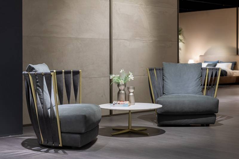 意大利进口家具cantori客厅系列之twist休闲椅鉴赏