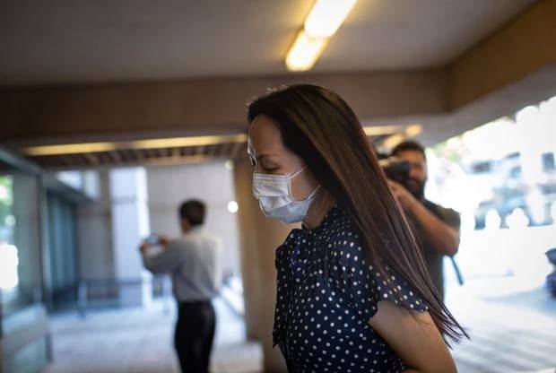 元素|孟晚舟出庭造型彻底换风格！复古波点长裙好淑女，比包臀裙更少女