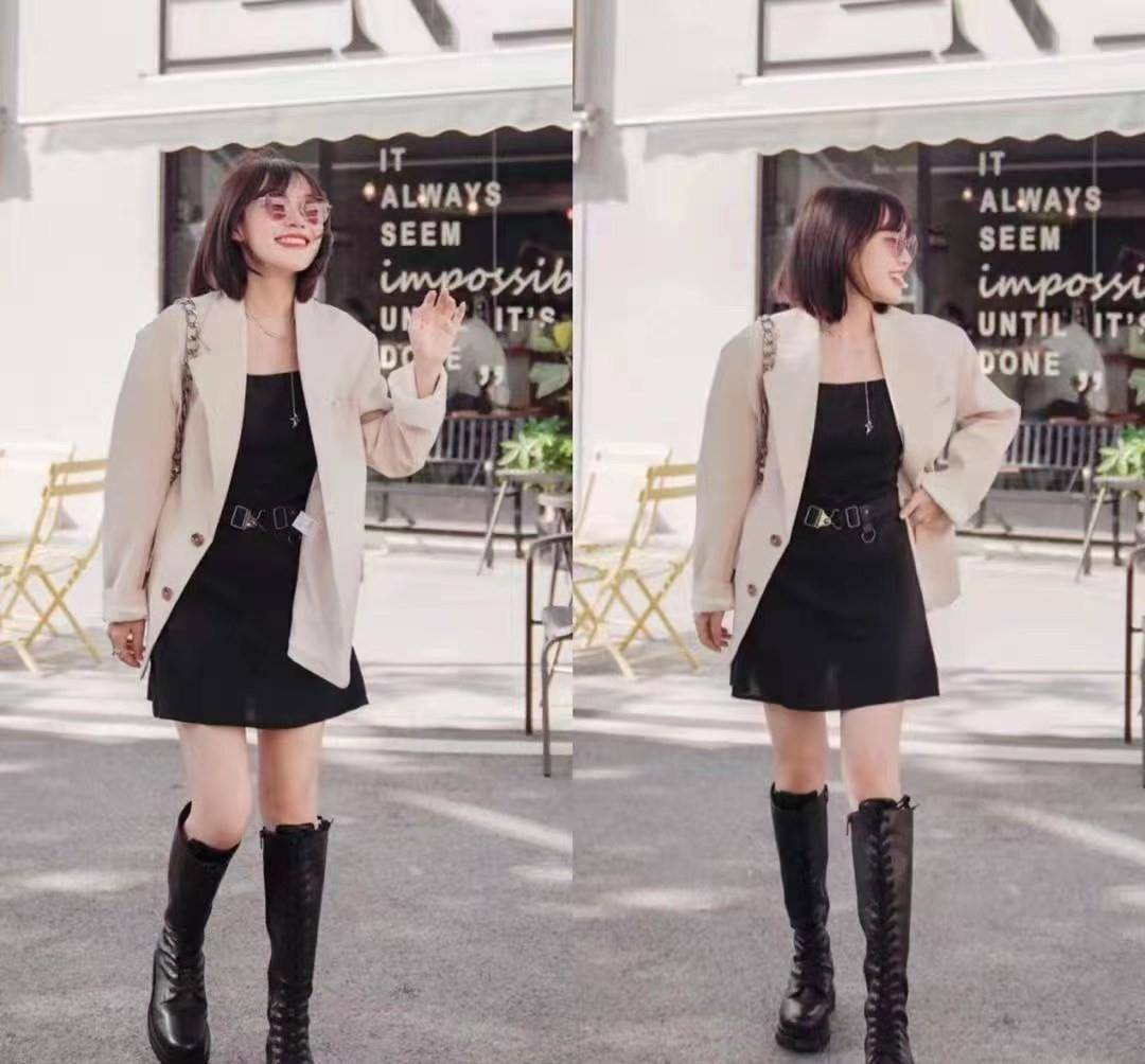 短裙|身高只有1米52的她,却穿出1米65既视感,只靠穿搭就能做到?