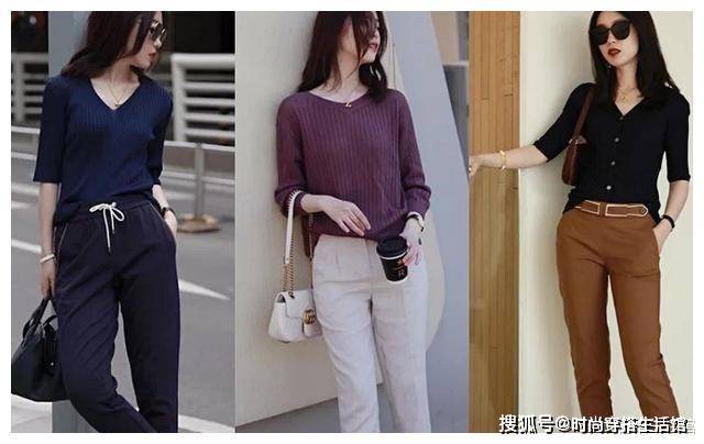 颜色|中年女人穿衣不要太繁琐，早秋选择这几件经典基础款，减龄又气质