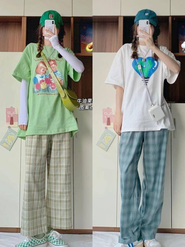 袜子|“格纹裤”，学会搭配鞋子，时髦个性又有气质