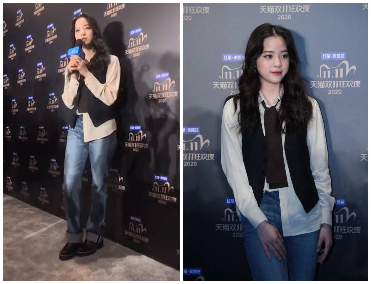 同场|双11造型，吉娜怀孕还是腰精，孟佳王霏霏与新女团同场气质突出
