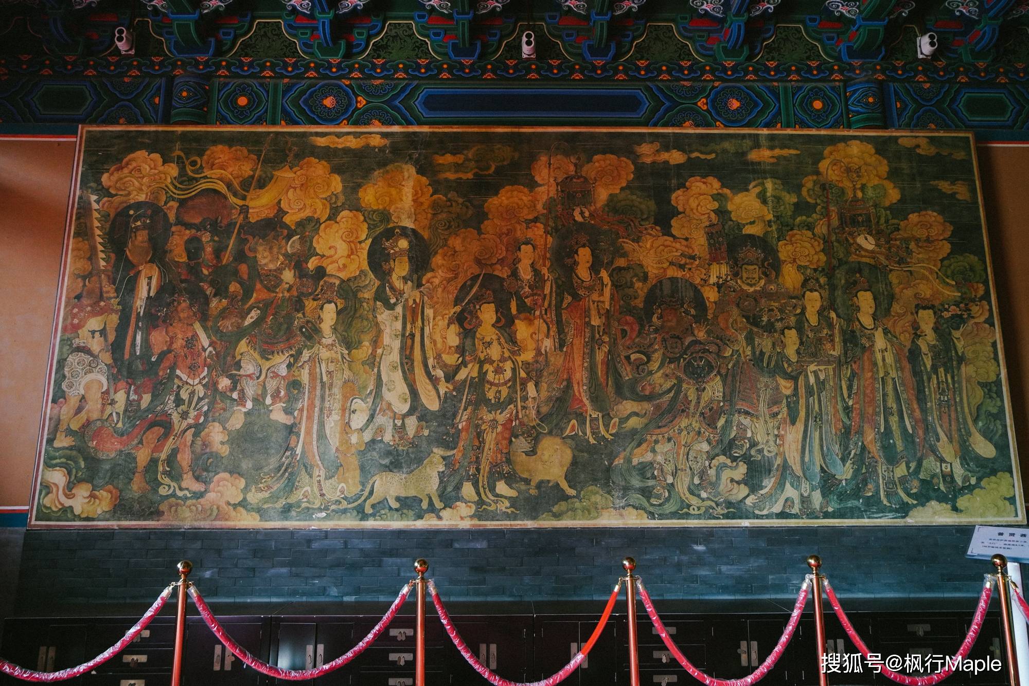 北京西郊法海寺,藏着近600年历史的明代壁画,精美程度媲美敦煌