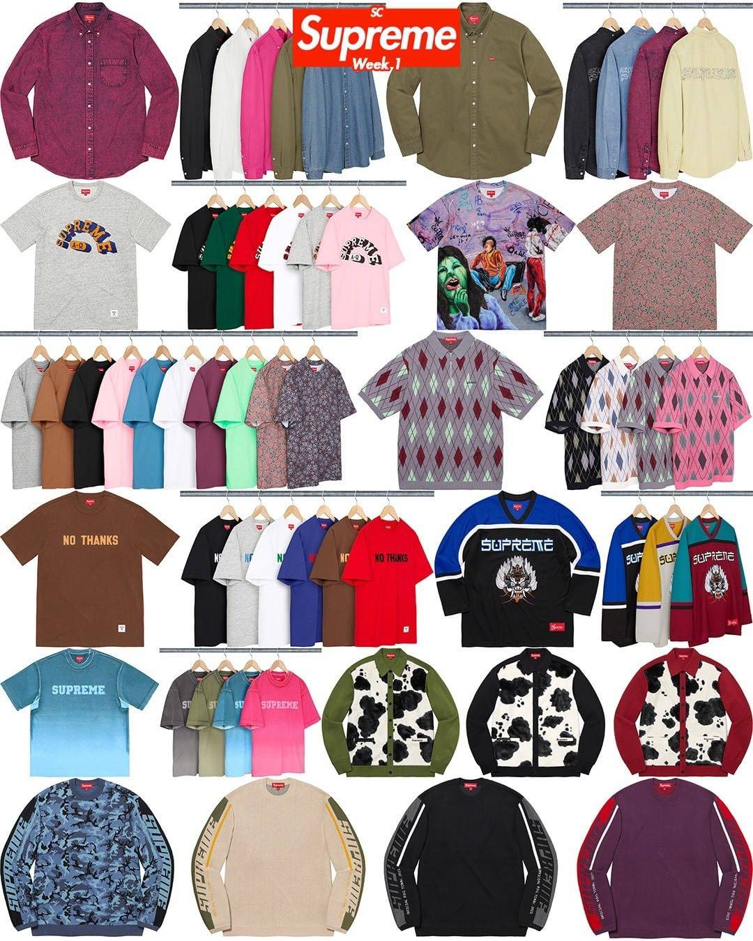 冠希亲|联名高达出必入！Supreme 2021 秋冬完整曝光！