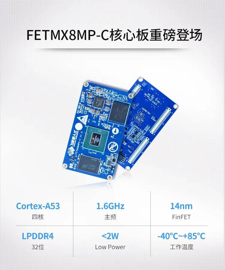 Cortex-A|搭载恩智浦i.MX 8M Plus处理器的FETMX8MP-C核心板正式发布