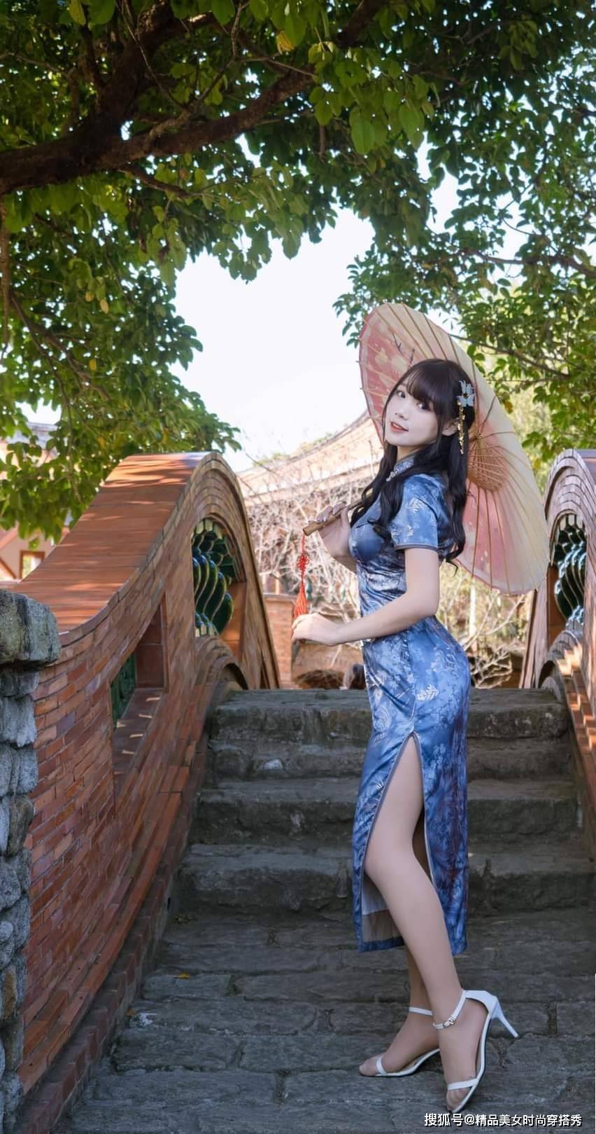 显高|国潮风的掀起，旗袍也受到很多女生的喜爱，能够展示女性的魅力