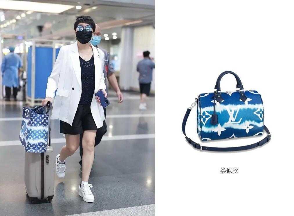 经典|58岁张凯丽比年轻人会穿，拎2万包配短裤打扮洋气，哪像奶奶辈