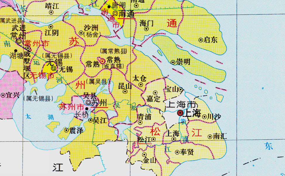 上海市的區劃調整4個直轄市之一上海市為何有16個區