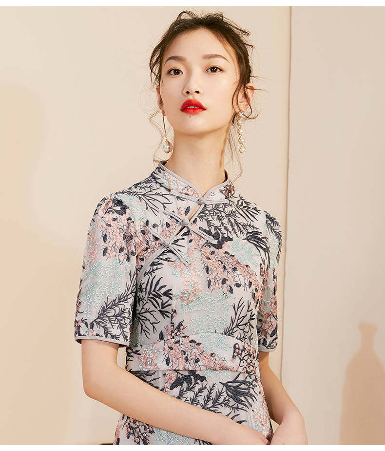 设计|婷婷长玉颈,款款小蛮腰。改良旗袍款式你值得拥有!