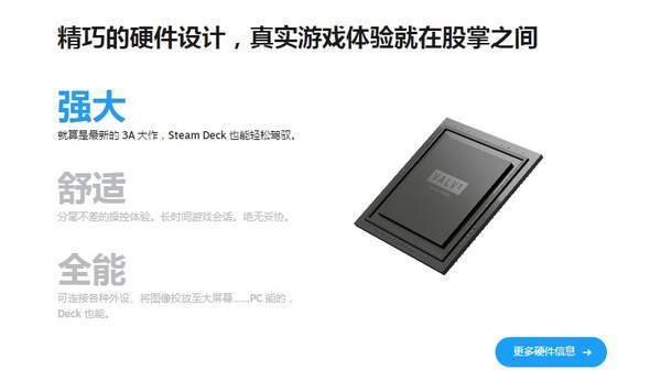 设计|Steam Deck简中官网上线 精巧设计游戏体验玩弄股掌