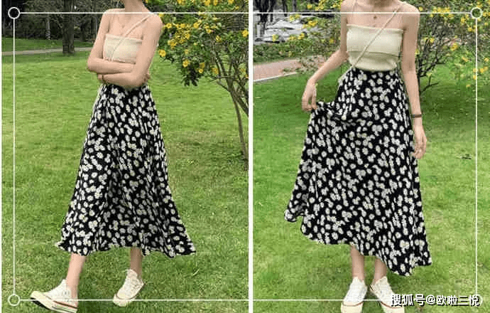 什么|半身长裙配什么上衣好看？