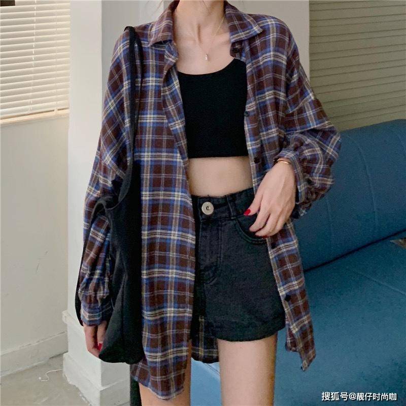 黑色|初秋穿衣显高级,少不了格子单品,减龄又百搭,还不抓紧学起来!