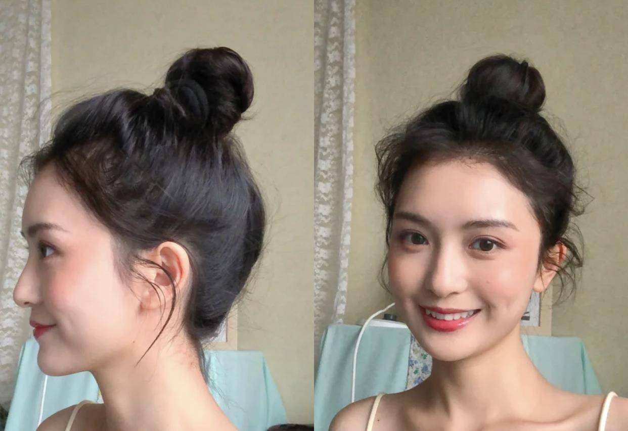 马伟|丸子头别“随便扎”，这样做显脸小，还气质减龄，氛围感拉满！