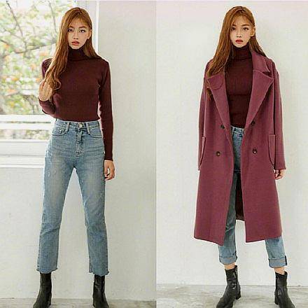 高个子|高个儿有任性的资本，上衣+烟管裤又飒又美，衬衣+半裙优雅知性