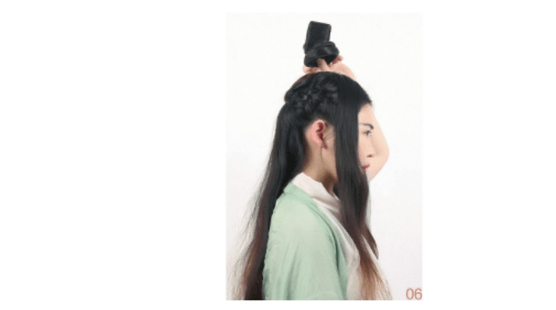 发髻|灵蛇髻：仿碧瑶造型图解