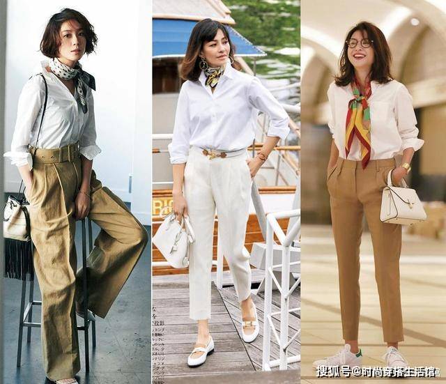 面料|白衬衫这样穿太好看了吧,简约大方又气质,普通人也能驾驭