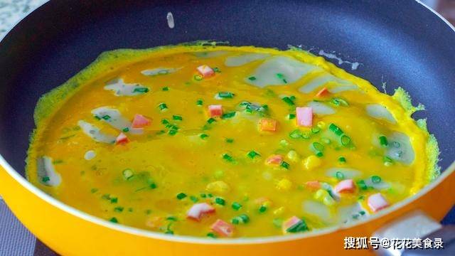 葱花|这个早餐饼，我家一周吃6次，全程手不沾面不擀面，比馅饼儿还香