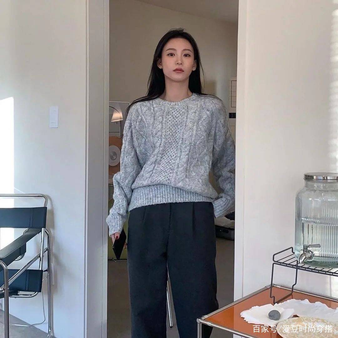 整体|适合亚洲女孩的韩式穿搭，早秋这么穿，洋气又时髦