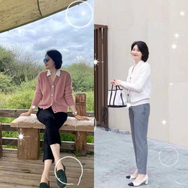 黑色|50岁女人会穿比“长相”重要，她靠穿搭提升颜值，每套都很优雅