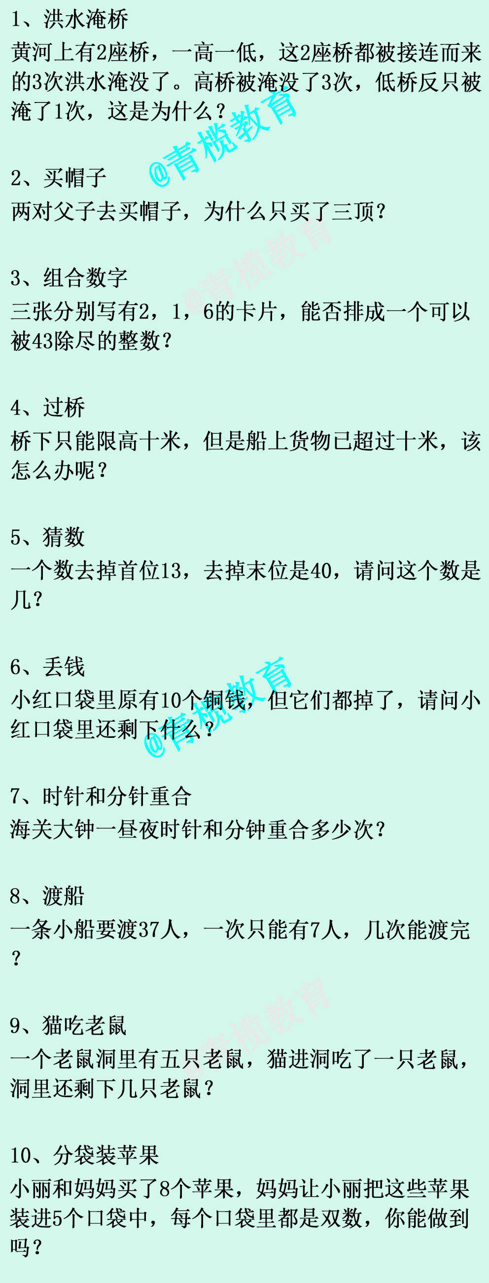 两对父母买帽子 为何买了3顶 道烧脑数学题 谁更厉害 教育