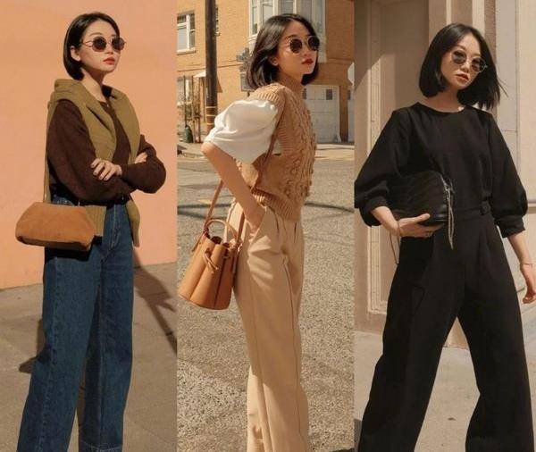 Vivid|小个子亚裔博主靠穿搭成赢家，开春复古休闲风可盐可甜，太会穿了