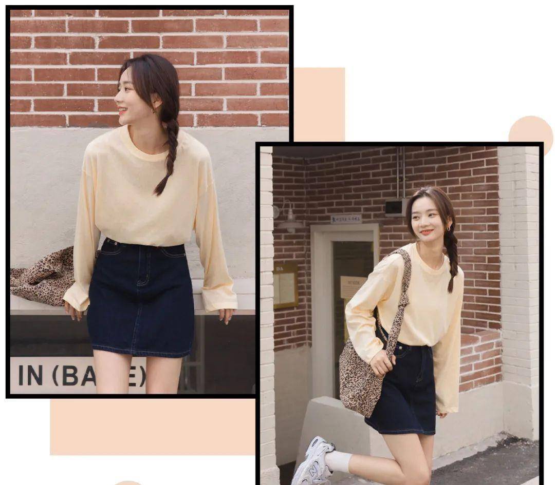 星人|“T恤+半裙”=王炸cp!太洋气显瘦了!