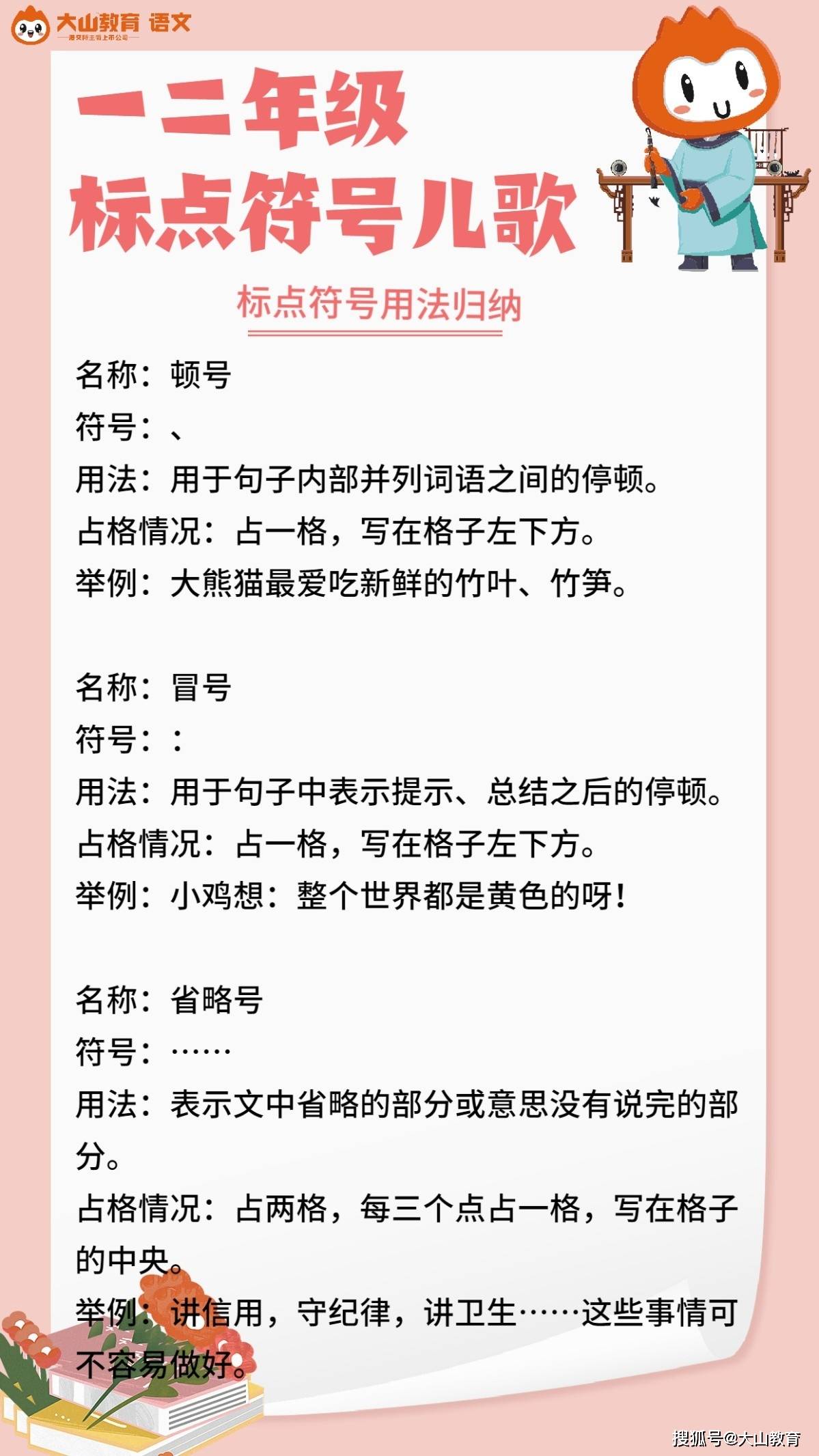 趣味学语文 一二年级标点符号儿歌 帮孩子轻松掌握正确用法 时候