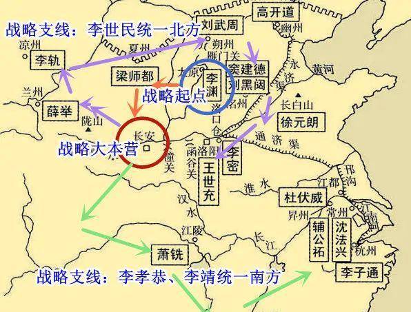 战略分析帖李渊太原起兵只有3万为何短短七年便统一了天下
