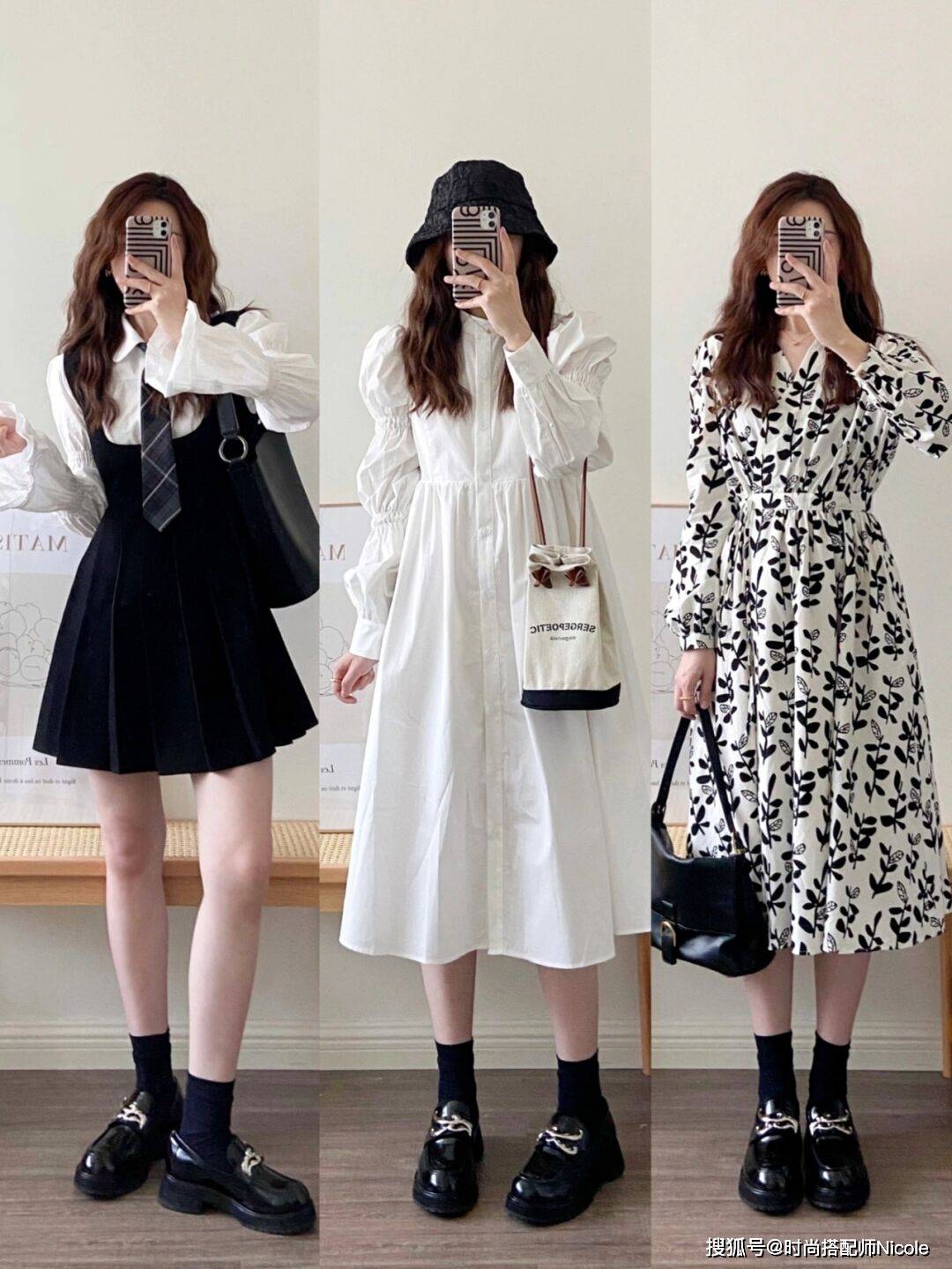 大地|小个子穿搭没灵感?学学这个博主的少女感穿搭!秋天这样穿真美