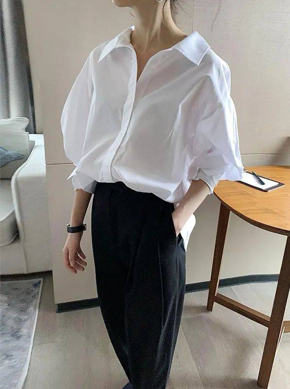 披肩|白衬衣美翻初秋时节各种场合穿搭